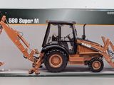 a box with a picture of a backhoe and a backhoe