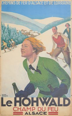 Roger Broders (1883-1953) Le Hohwald, Champ du feu, Alsace -… - Photo 1