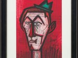 une image représentant un tableau d'un homme portant un chapeau vert