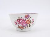 bowl with a floral design on the outside of the bowl