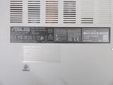 a close up of the back panel of a laptop computer