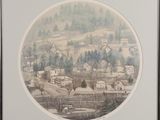 a picture of a picture of a town in the middle of a picture