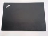 a black mouse pad with a black logo on it
