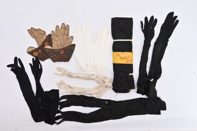 an assortment of gloves, gloves, gloves, gloves, and gloves