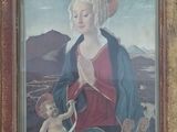 an image of a painting of a woman holding a child