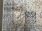 a rug on the floor that has a design on it