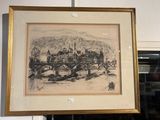 une photo d'un dessin accroché au mur