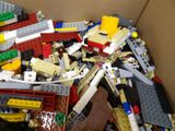 a box full of legos sitting on a table
