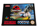 an image of a game box for jurassic park