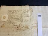 a piece of paper with writing on it on a table