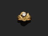 une bague en diamant à une seule pierre, par van cleef