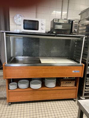 Buffet froid libre-service d’applique AFINOX roulant habilla… - Photo 1