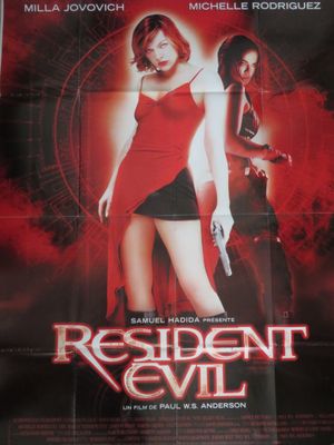 une affiche de cinéma pour Resident Evil