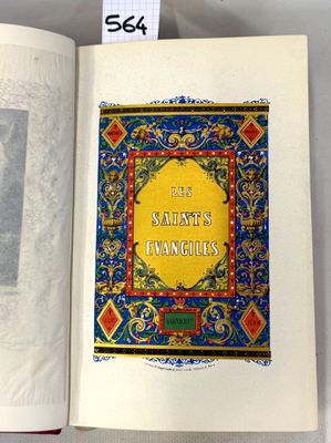 an open book with a picture of a man on it
