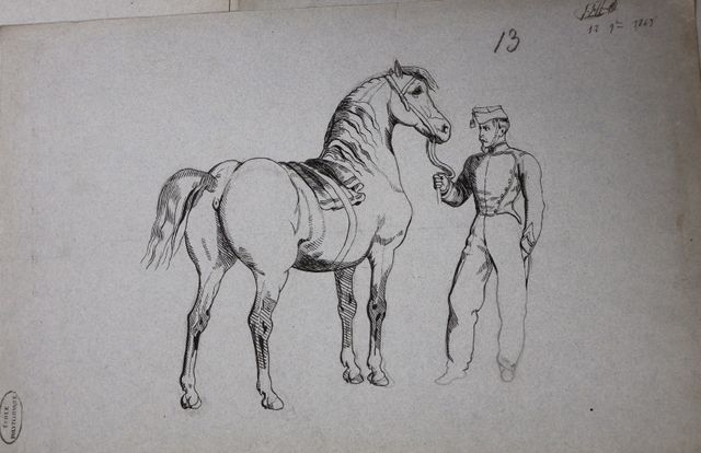 Joseph JOFFRE (1852-1931) (MARÉCHAL JOFFRE). Onze dessins signés ...