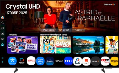 1 TV Crystal UHD 75" de la marque SAMSUNG - modèle U7005F 2025