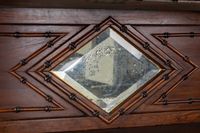 Buffet à deux niveaux avec miroir et décor « faux bambou », … (photo 5)