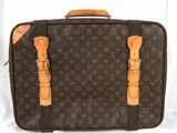 Porte-documents Louis Vuitton en toile Monogram avec poignées en cuir