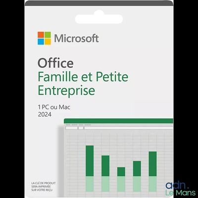 Logiciel de bureautique MICROSOFT - Office Famille et entrep…