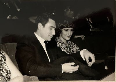 Jean-Louis Castelli. Robert Hossein et Françoise Sagan, 1961…