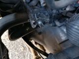 a close up of the engine of a car