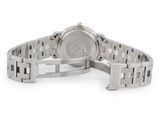 a close up of a wrist watch on a white background