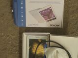 boxed picture of a box with a phone inside of it on the floor