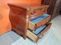 Commode tombeau en merisier ouvrant à trois tiroirs - XVIIIè… (photo 6)