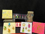 a lot of different items that are sitting on a table