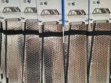 six rolls of vacuum bags are stacked on top of each other