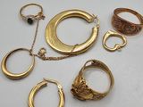 Lot de 3 bracelets à chaines - doré - - 5.00