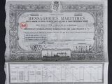 an old document with a picture of a ship on it