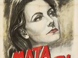 une affiche du film « Mata Hari » mettant en vedette l'actrice Greta Garbo