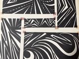 a picture of a picture of a black and white pattern