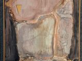 a picture of a painting on the wall of a living room
