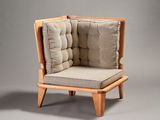 an image of a chair with a cushion on top of it