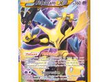 a close up of a pokemon card on a white background