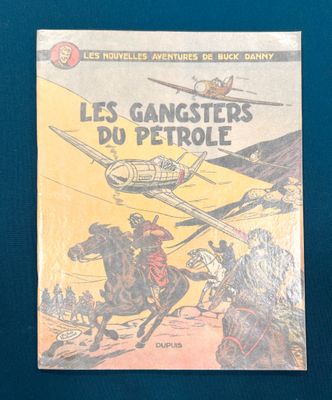 la bande dessinée française « Les gangsters du pétrole », avec l'image d'un homme à cheval