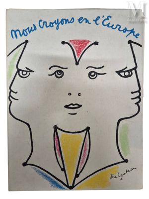 un dessin du visage d'une femme sur un morceau de papier