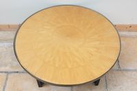Table basse de forme ronde en citronnier (photo 2)