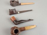 several different types of pipes are lined up next to each other