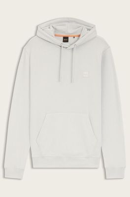 une photo d'un sweat-shirt blanc avec une capuche