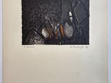 une photo d'une œuvre d'art accrochée au mur