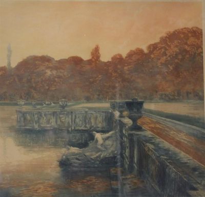 Dans le goût de Pierre GATIER Fontaine à Versailles - Photo 1