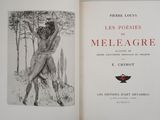 an open book with a drawing of a naked woman in a forest