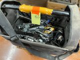 a bag with a bunch of tools inside of it