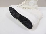 converse white all star high top sneakers with lace detail