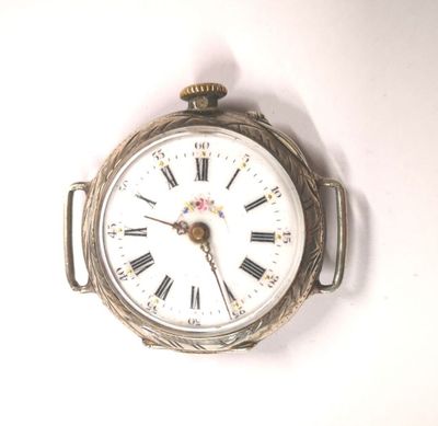 MONTRE DE COL en ARGENT 800 millièmes, poinçon crabe, orfèvr…