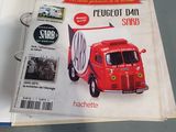 a book with a picture of a red truck on it