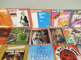 a lot of books that are on a table